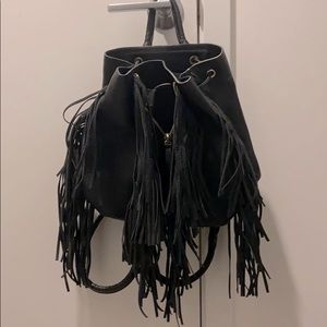 Zara fringe backpack
